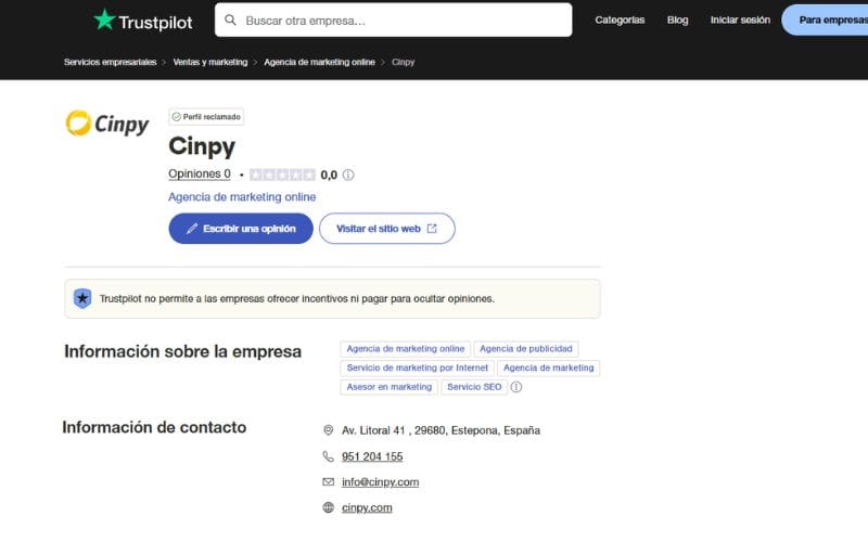 fomenta las reseñas