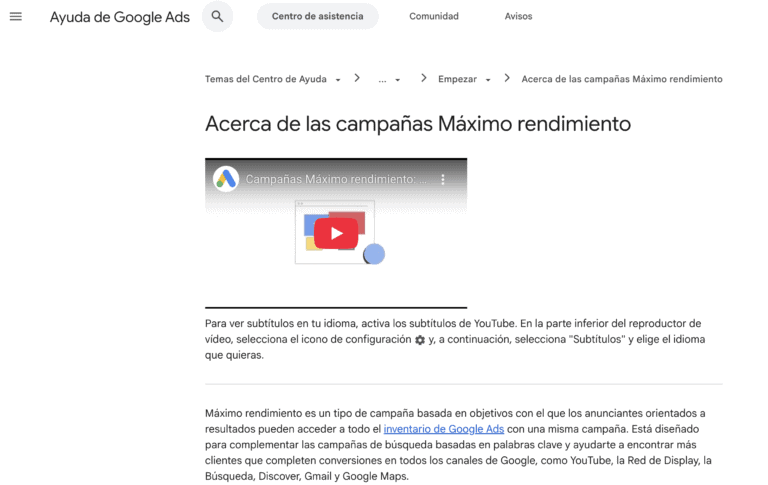 Google Ads - Performance Max
